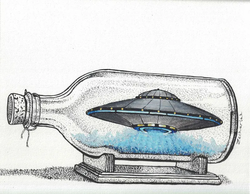 Ship in a bottle